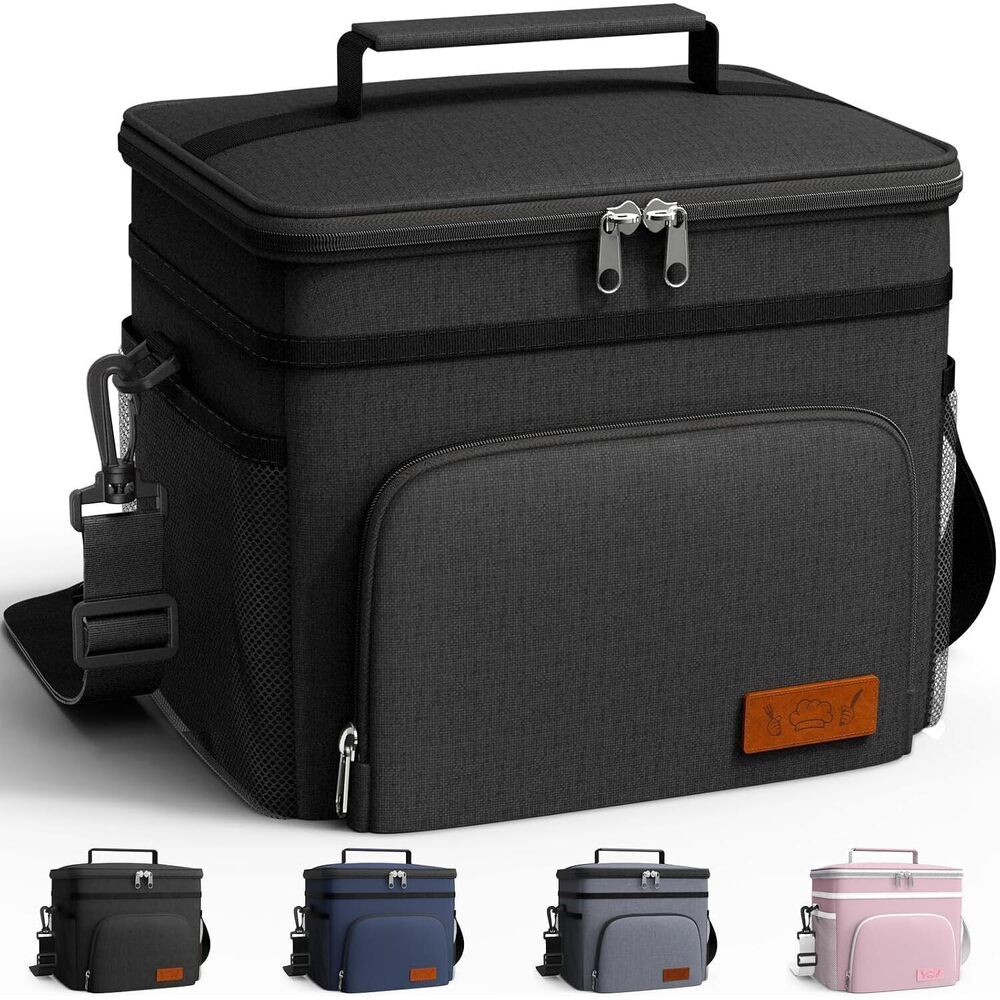 Leak-Proof Lunch Bag 9L Insulated Cooler for Work & Travel